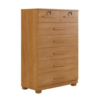 Imagem de Cômoda Com Chave 7 Gavetas New Barcelona Cinamomo Benetil