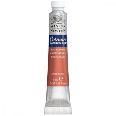 Imagem de Aquarela Cotman W&N Tubo Metalica 471 Red Copper 8Ml