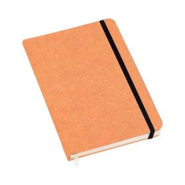 Imagem de Caderno Sem Pauta Moleskine Grande A5 14x21 80 Folhas Caderneta de Anotações Capa Emborrachada (Kraft sem pauta)