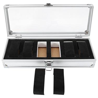 Imagem de Cryfokt Caixa de Assistência, Assistir a Caixa de Armazenamento de Jóias da de Assistência de Exibição para o Escritório para o Hotel for Travel for Home (6 slots)