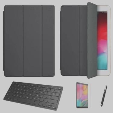 Imagem de Kit Capa Smart Case Galaxy Tab S7 SM-T875 11 /Can/Pel e Teclado - Pret