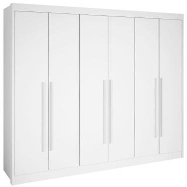 Imagem de Guarda Roupa Athos Branco 6 Portas 7 Gavetas D?doro