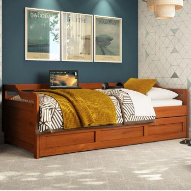 Imagem de Bicama Londrina Móveis Saraiva Castanho Claro