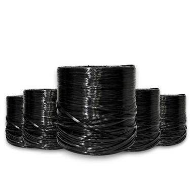 Imagem de 5 Unidades Fitilho Para Amarração E Condução Preto 2200m N2 Anti Uv - 