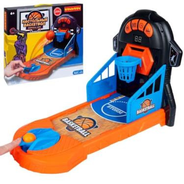 Imagem de Jogo Basquete dedo eletrônico Placar digital som Fliperama