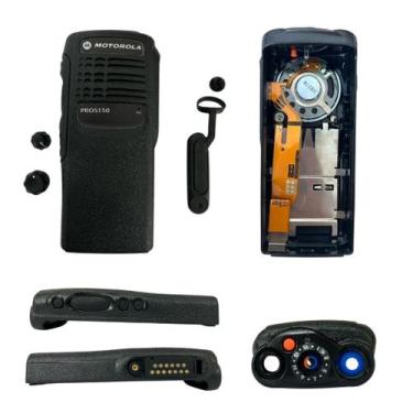 Imagem de Carcaça Reparo Knobs botões alto-falante Preto com Painel Frontal Rádi