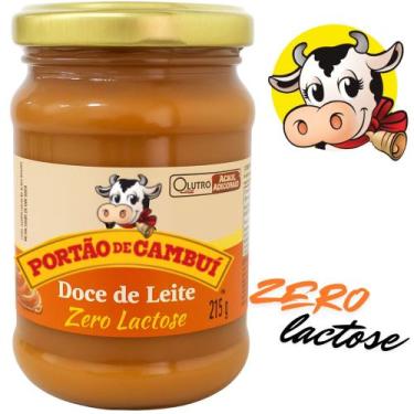 Imagem de Portão De Cambuí Doce de Leite Cremoso Pastoso Zero Lactose 215g Minei