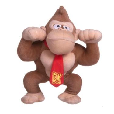 Imagem de Brinquedo de pelúcia Donkey Kong 30cm Cafe Mario Bros - Lightbek Offic