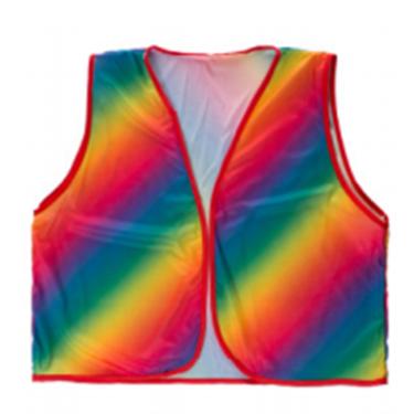 Imagem de Fantasia Colete Multicolorido Arco-íris Lgbt Carnaval Festas