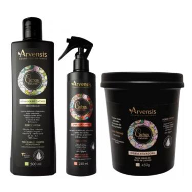 Imagem de Kit Arvensis Cachos Ativador Crespo Day After Geleia Suave