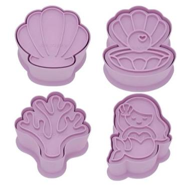 Imagem de Ejetor Modelador Para Doces PEQUENA SEREIA Brigadeiros Docinhos Massa 