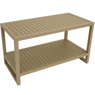 Imagem de Aparador Roma Em Alumínio Com Tampo Ripado Trama Original Fendi