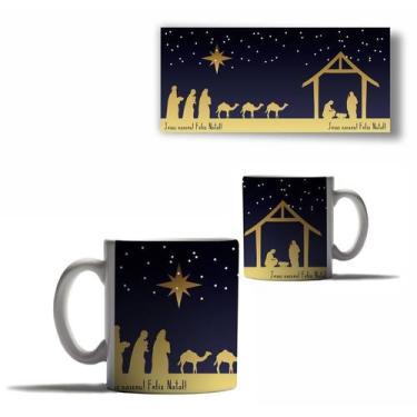 Imagem de Caneca Porcelana Natal Jesus Cristo Motivo Natal Menino 4 - Enjoy Shop