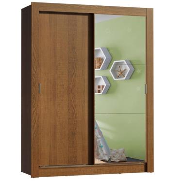 Imagem de Guarda Roupa Infantil Bento 2 Portas de Correr Rustic Madesa