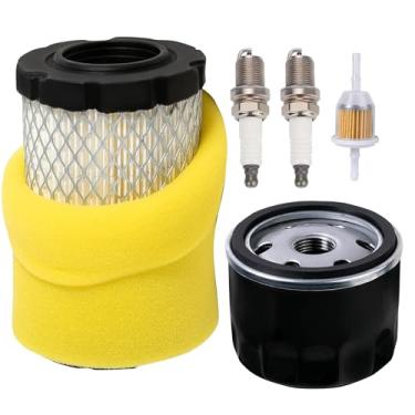 Imagem de Filtro de ar para trator de gramado John Deere D100 D105 D125 D130 D140 D110 E140 E130 E100 E120 LA145 LA135 Z255 Z235 X330 MIU14395 Kit e Up (dois Motor cilíndrico)