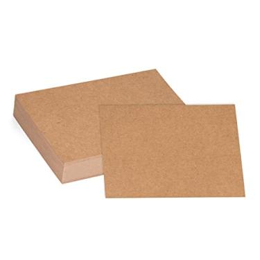 Imagem de Home Advantage Cartões de notas índice Kraft marrom em branco - cartolina (10 x 15 cm)