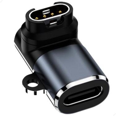 Imagem de Adaptador USB-C Tipo C Compatível com Garmin – Compatibilidade Universal com Smartwatches: Fenix, Forerunner, Instinct, Venu, Vivoactive – Alumínio