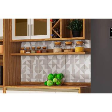 Imagem de Prateleira De Cozinha Tempranillo 120cm Amendoa/off White - Ronipa