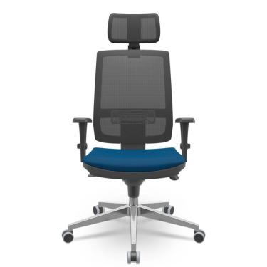 Imagem de Cadeira Brizza Presidente Tela Azul