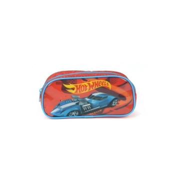 Imagem de Estojo Infantil Luxcel Hot Wheels Vermelho - EI38-Unissex