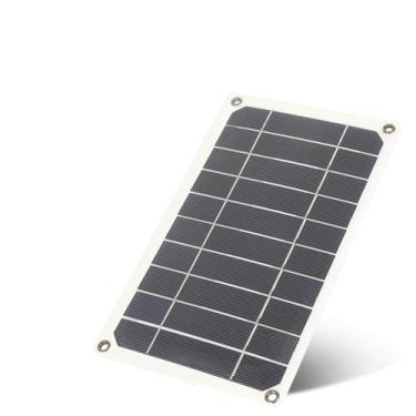 Imagem de Cryfokt Carregador de Painel Solar à Prova D'água IP64 Fornece Carregamento Rápido para Telefones e Tablets - Perfeito para Dias de Praia