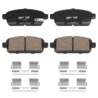 Imagem de HECHENQICHE Pastilhas de freio traseiras de cerâmica com kit de ferragens para Buick Cascada Encore Verano para Cadillac ELR Chevy Cruze Limited Orlando Sonic para Trax Volt, HZ1468
