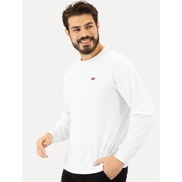 Imagem de Blusa Levis Masculina Manga Longa Original Housemark Branca-Masculino