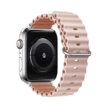 Imagem de Pulseira De Silicone Ocean Band Para Apple Watch Ultra Série 10 9 8 7 