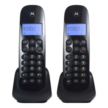 Imagem de Telefone sem Fio Motorola MOTO700-MRD2 +1 Ramal com Identificador de Chamadas Digital