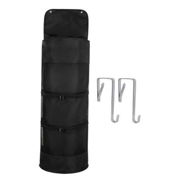Imagem de Ｂｅｓｇａ Organizador de Equipamentos Esportivos para Porta com Gancho, Bolsa Organizadora para Bolas de Futebol e Tênis de Boneca, Cinza Escuro