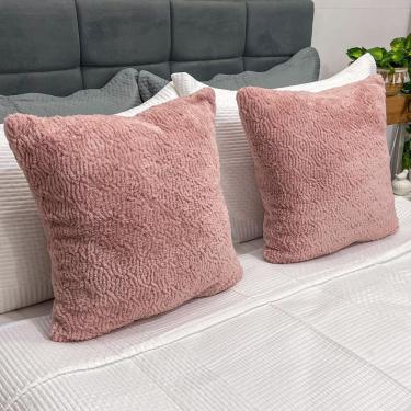 Imagem de Kit 2 Almofadas Comfy 50x50 Alli Rosa