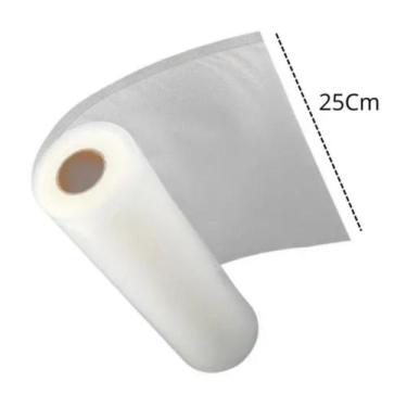 Imagem de Rolo Saco Embalagem A Vácuo Ranhura Seladora - IRM, 25cm