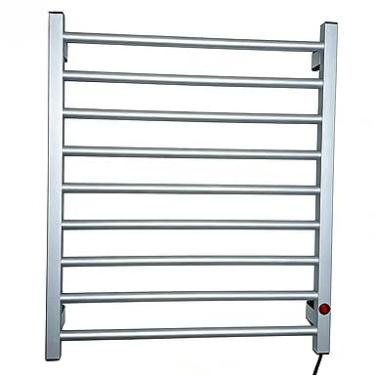 Imagem de Toalheiro Térmico Elétrico 9 barras Para 2 Toalhas de Banho Bivolt toalheiro termico secador de toalha(Prata,127/220)