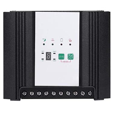 Imagem de Controlador Híbrido de Energia Solar Eólica Inteligente LED Display Digital Turbina Eólica 600W Painel Solar 300W 24V Liga de Alumínio para de Iluminação Pública