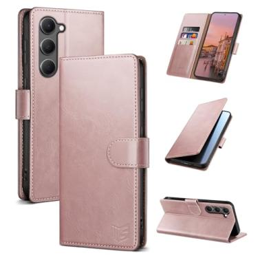 Imagem de SUANPOT Capa carteira compatível com Samsung Galaxy S23 +/Plus com suporte para cartão de crédito com bloqueio RFID, capa protetora de couro PU flip book masculina e feminina para Samsung S23 Plus