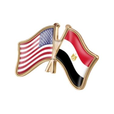 Imagem de QTAOEIONG Bandeiras dos Estados Unidos, EUA, América, EUA e muitos outros países, broche de liga de amizade com cruz, 1.3x0.9inch/32x23mm, Metal, Sem Pedra Preciosa