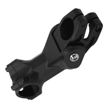 Imagem de aqxreight Bicicleta de Liga de Alumínio de 31,8 Mm para Bicicletas de Montanha e Estrada Com Posto de Guidão de Absorção de Choque Em Preto (Preto)