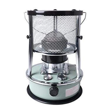 Imagem de TRGCJGH Aquecedor de querosene, aquecedor de convecção de querosene interno, fogão portátil a querosene, queimador de fogão a querosene, aquecedor compacto e leve, verde - 5,2 L