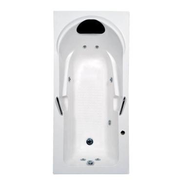 Imagem de Banheira Hidromassagem Astra Capri Super Luxo 150cmx80cmx43cm - 04 Jatos Acrílico P1 Com Aquecedor 220v