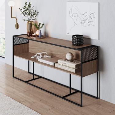 Imagem de Aparador Industrial 160Cm York Artesano Hanover/Preto