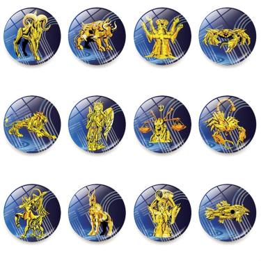 Imagem de Imãs de geladeira Golds Saints Anime 12 unidades/lote para crianças