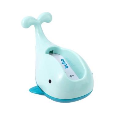 Imagem de Termômetro Banheira Bebê Buba Baleia Verde Seguro e Fácil
