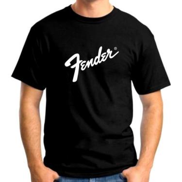 Imagem de Camiseta Fender marca guitarras, PP, Branca