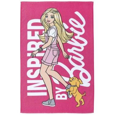 Imagem de Toalha de Banho Felpuda Döhler Barbie 70x115cm - Dohler