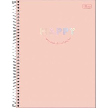 Imagem de Caderno Happy Universitário Espiral TILIBRA - 10M 160 Folhas (Laranja)