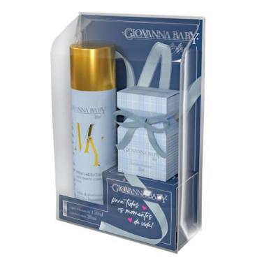 Imagem de Kit Spray Hidratante Giovanna Baby Blue 150ml + Colônia 20ml