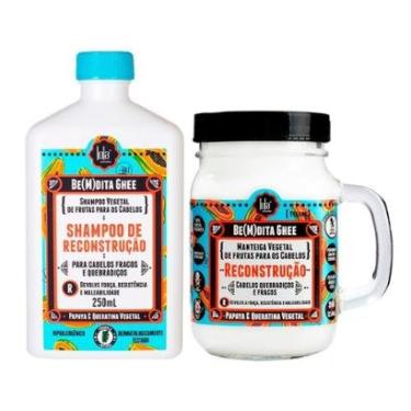 Imagem de Kit Lola Cosmetics Reconstrução Be(m)dita Ghee - Shampoo e Máscara de Reconstrução 350 g-Unissex
