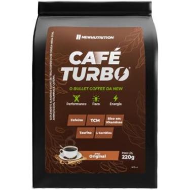 Imagem de Refil Café Turbo Original Suplemento Alimentar em Pó 220g Pré Treino - Energia, Foco e Disposição!-Unissex