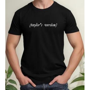 Imagem de Camiseta Camisa Algodão Feminina Masculina Adulto Taylo r Swi ft  Tayl