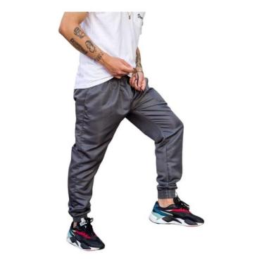 Imagem de Calça De Tactel Masculina Barata Bolsos Fundos Academia Swag - FR, Cin